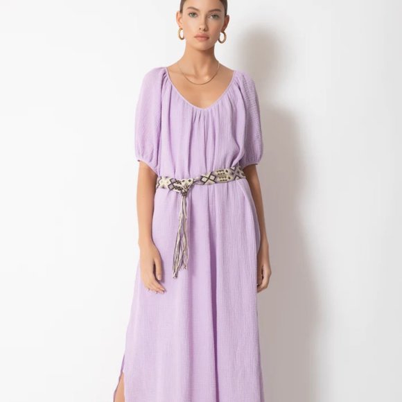 Tart Elowen Orchid Bloom Maxi Dress Size M NWT - Picture 4 of 16